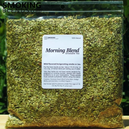 Morning Blend Energizing Herbal Smoke and Tea