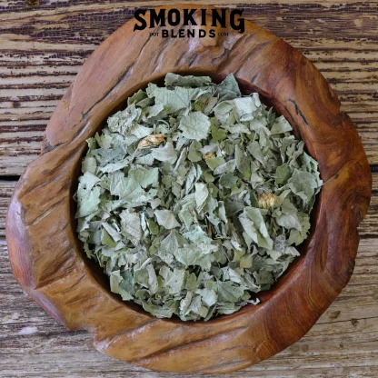 Calea Zacatechichi Whole Leaf Displayed in Wooden Bowl