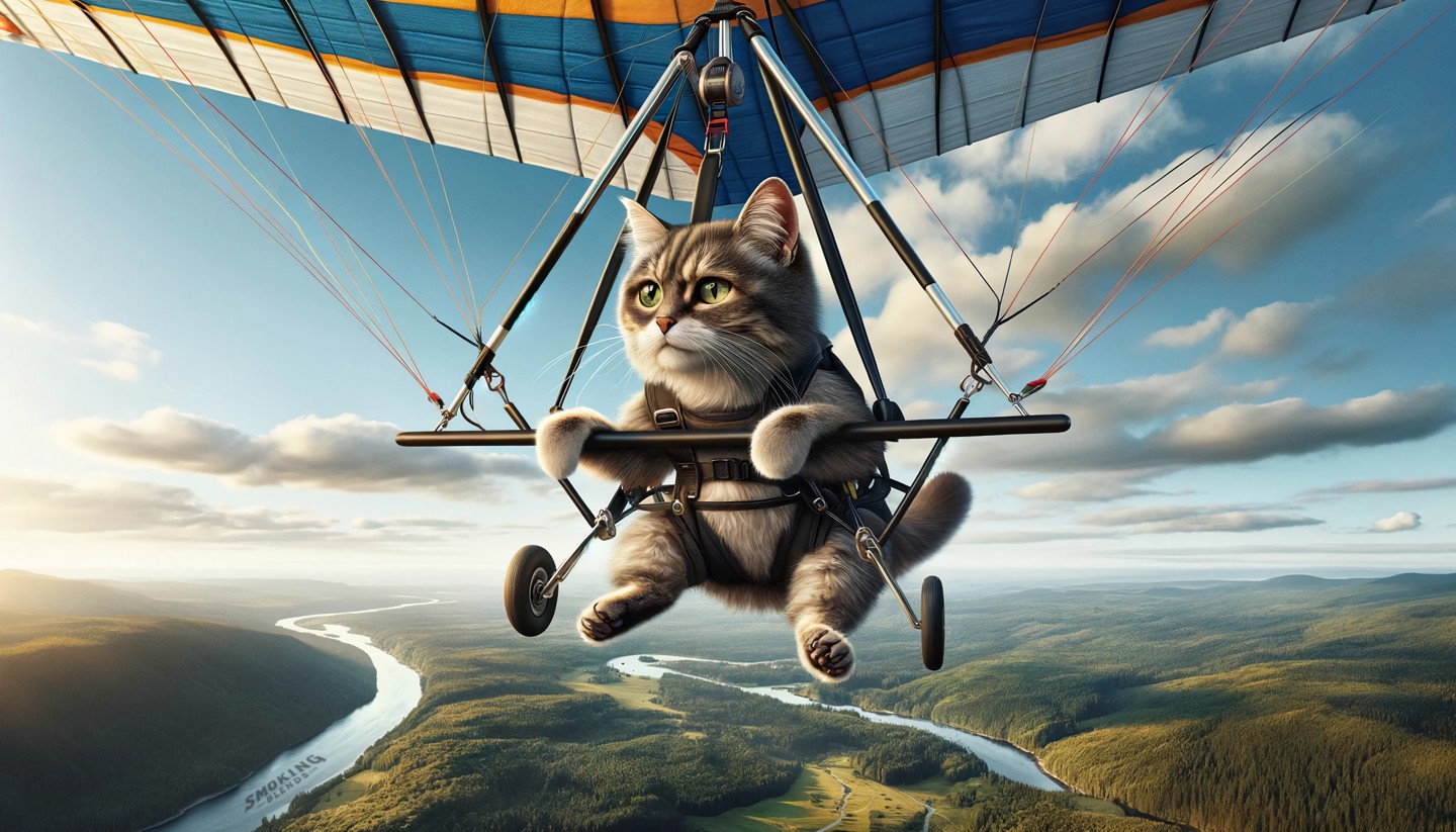 Jasper the Hang Gliding Cat