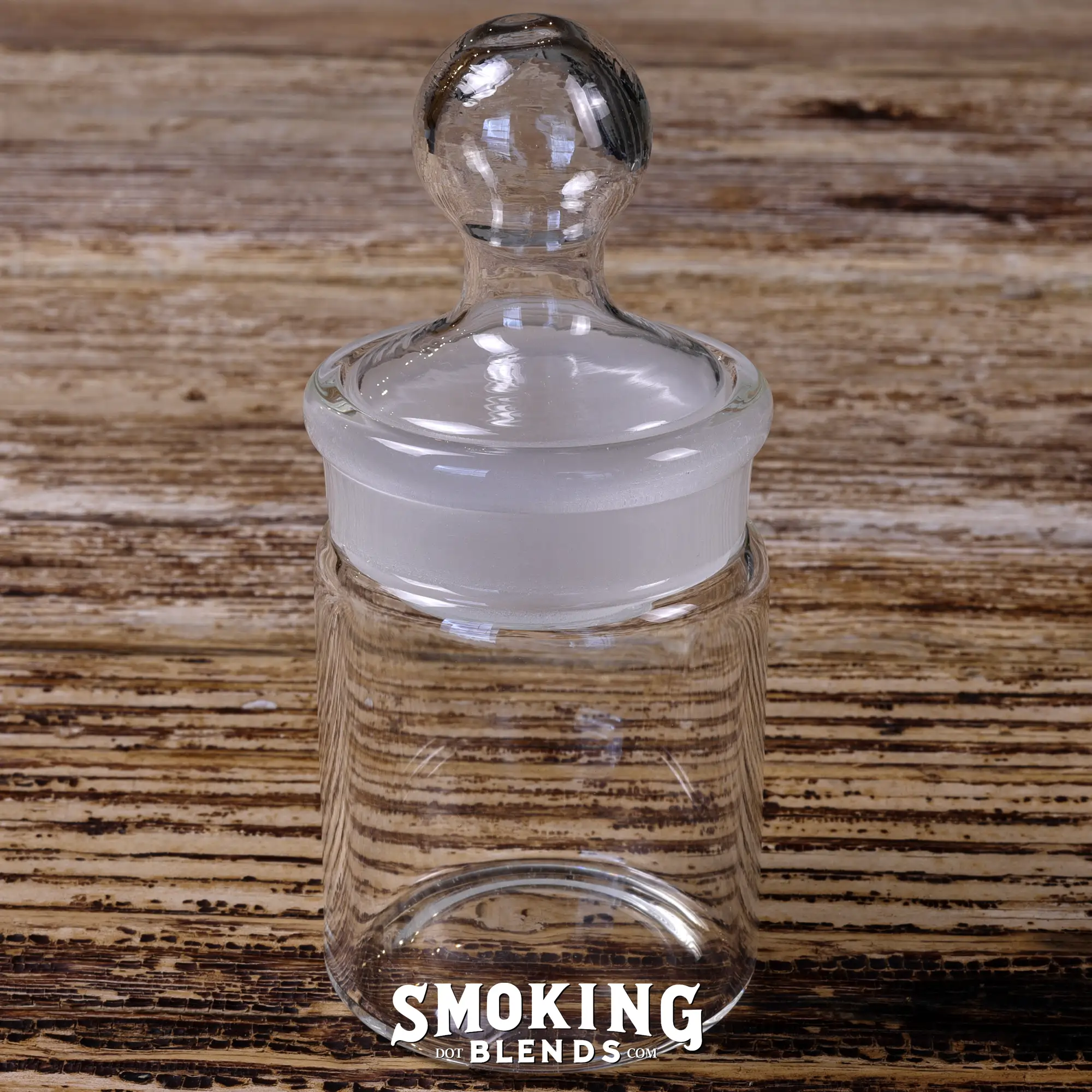 Glass Apothecary Jar with Airtight Ground Glass Stopper