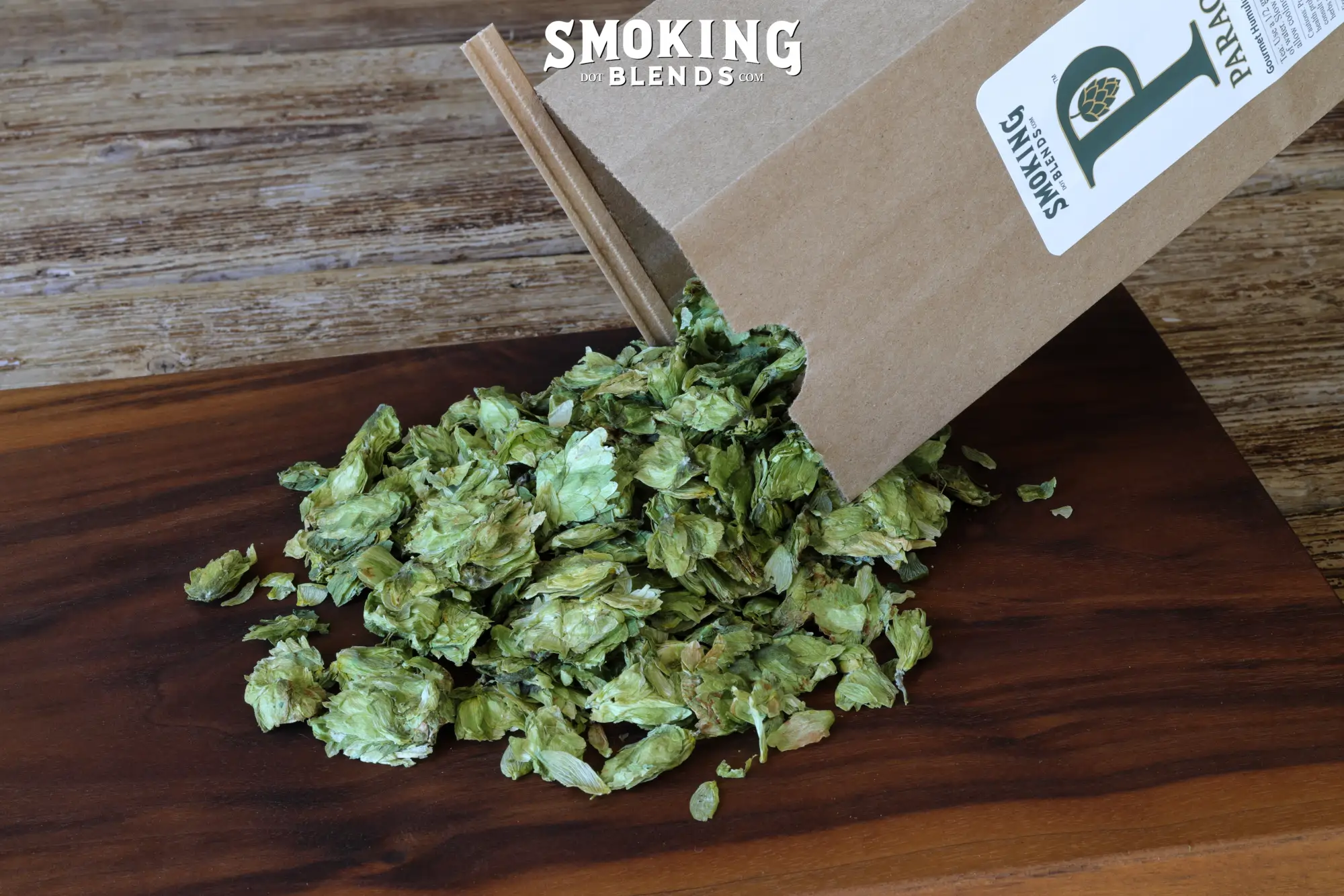 Paragon Smokable Herbs Being Poured From Package