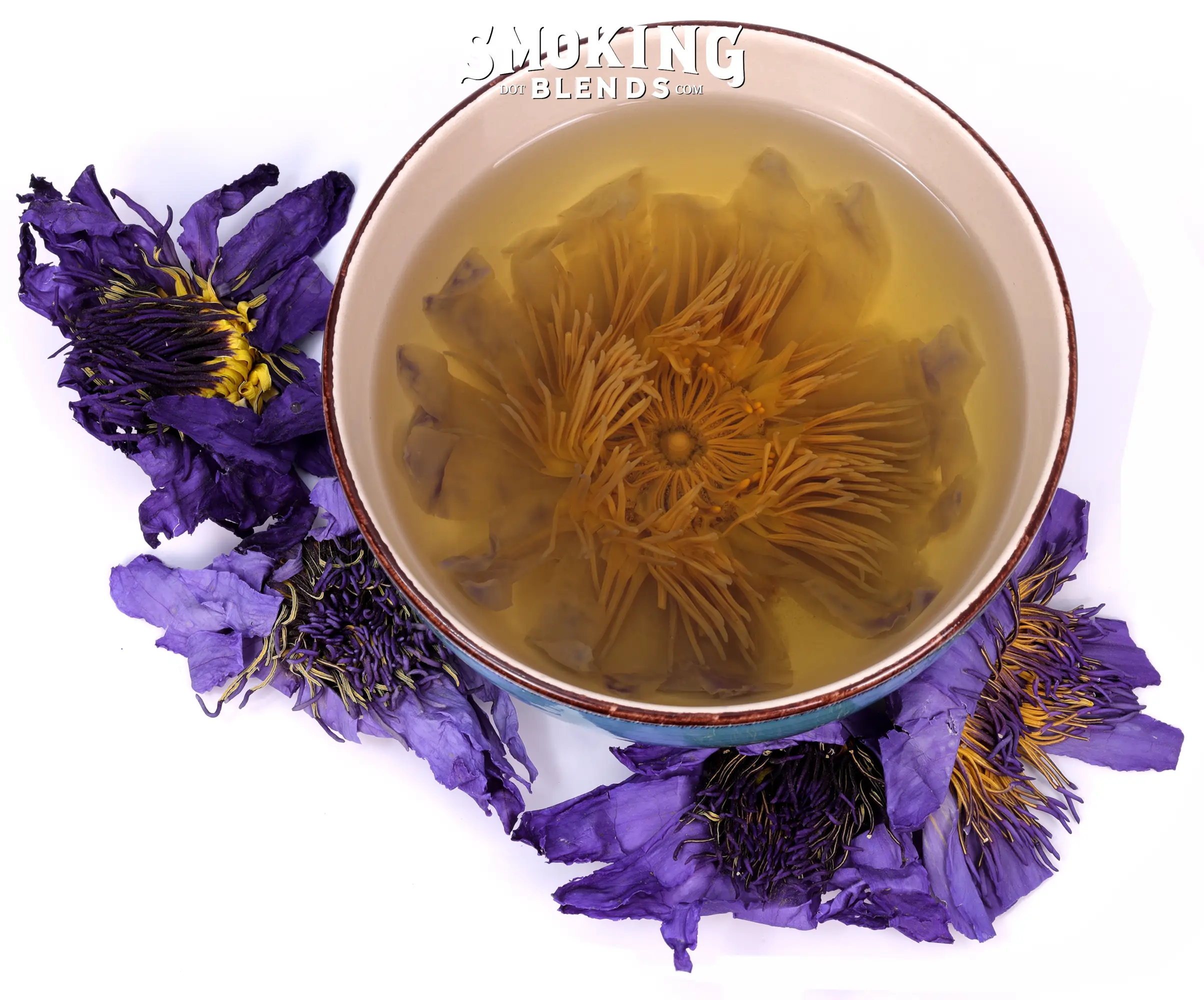 Tea Grade Whole Blue Lotus Flowers