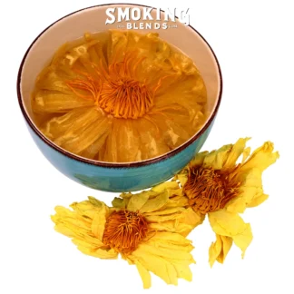 Yellow Lotus Whole Flower Tea and Flowers