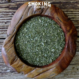 Catnip Leaf Displayed in Wooden Bowl