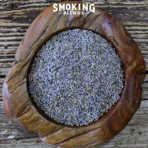 Lavender (Lavandula spp.)
Flavor: Floral, Very Strong, Smooth
Benefits: Sweet, calming smoke with a floral scent.