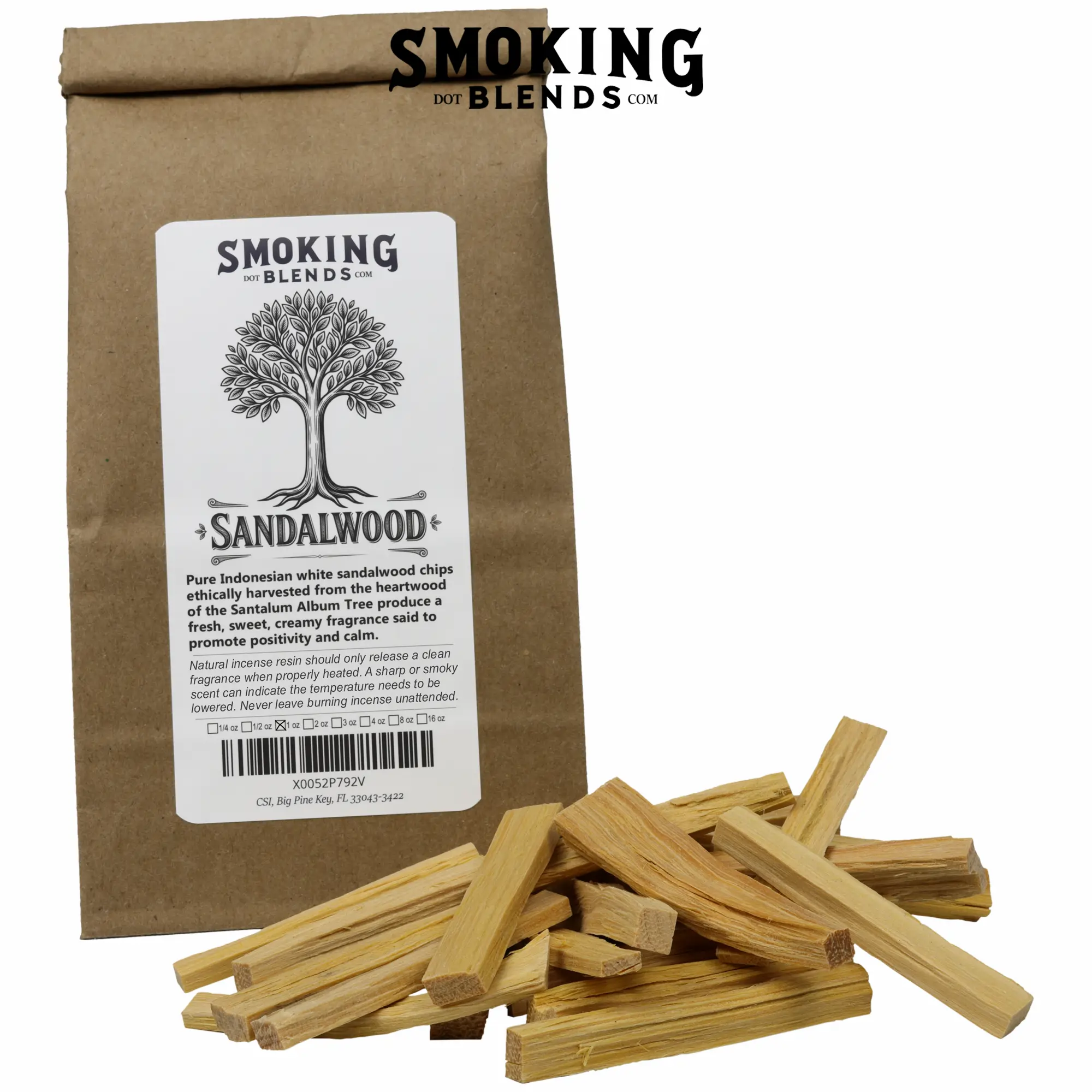 White Sandalwood Chips | Santalum Album