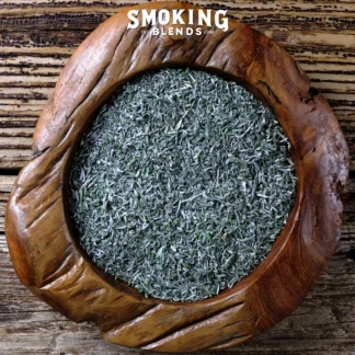 Wormwood Leaf Displayed in Wooden Bowl
