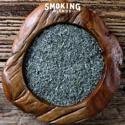 Wormwood Leaf Displayed in Wooden Bowl